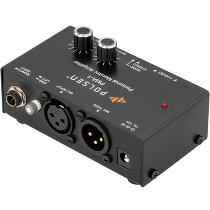 Polsen PMA-1 Amplificador de Monitor Personal 12V para Estudio y Directo
