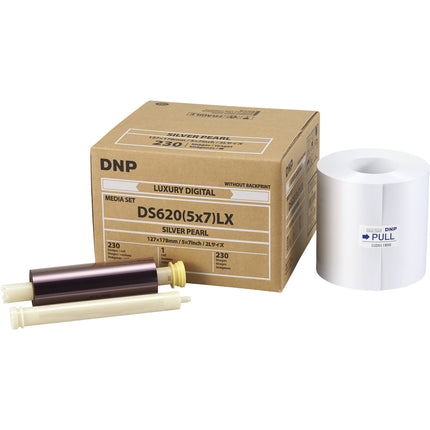 DNP 5 x 7" Silver Pearl Medios de Lujo para Impresora DS620A 230 impresiones