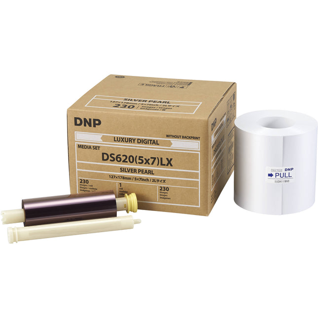 DNP 5 x 7" Silver Pearl Medios de Lujo para Impresora DS620A 230 impresiones