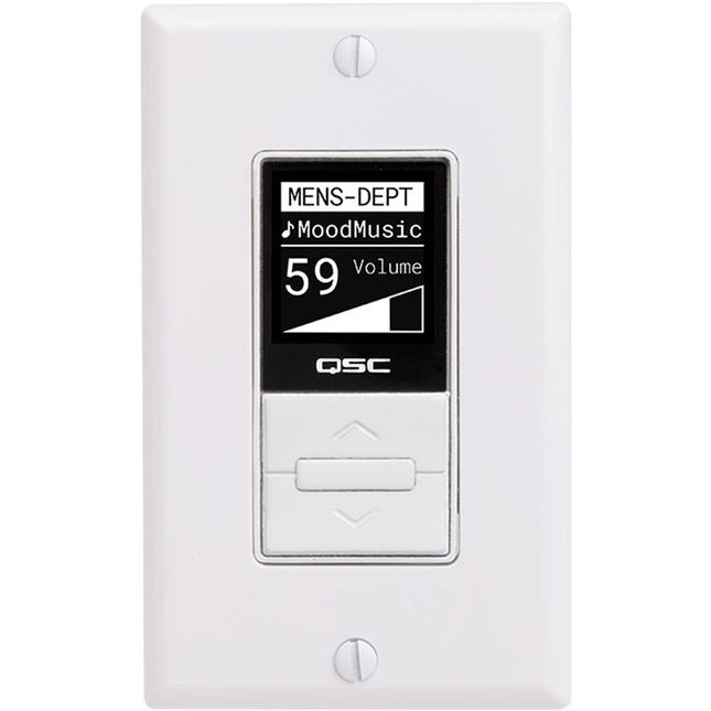 QSC MP-MFC Controlador de Pared para Mezcladoras MP-M Pantalla Monocromática