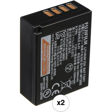 FUJIFILM NP-W126S Batería Li-Ion 2-Pack para X-Series y FinePix cámaras
