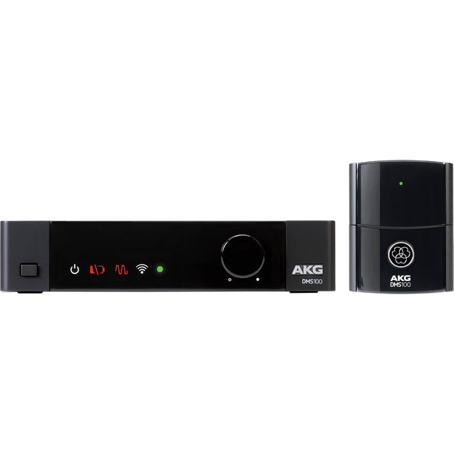 AKG DMS100 Sistema inalámbrico digital para instrumentos 12H batería 100 pies alcance