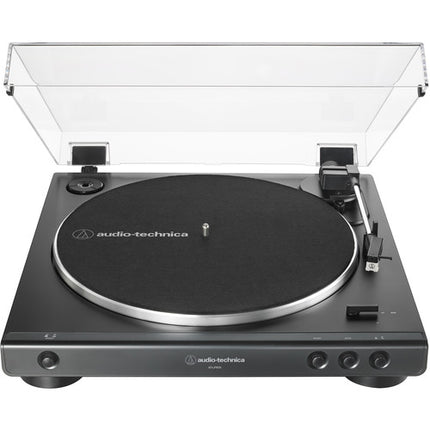 Audio-Technica AT-LP60X Tocadiscos Estéreo Negro 33 1/3 y 45 rpm Preamp Integrado