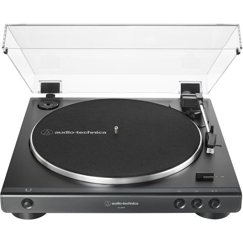 Audio-Technica AT-LP60X Tocadiscos Estéreo Negro 33 1/3 y 45 rpm Preamp Integrado