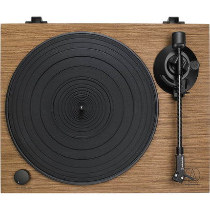 Audio-Technica AT-LPW40WN Tocadiscos Estéreo Madera 33 1/3 y 45 rpm Preamp Integrado