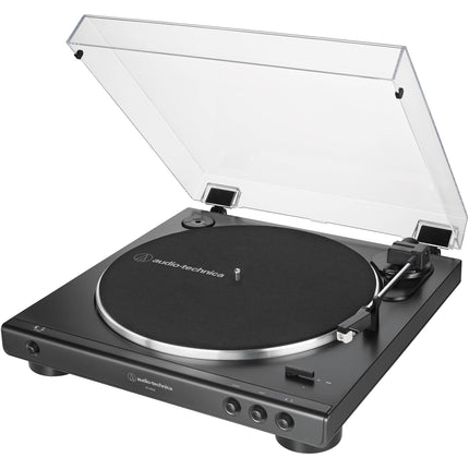 Audio-Technica AT-LP60X Tocadiscos Estéreo Negro 33 1/3 y 45 rpm Preamp Integrado