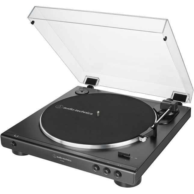 Audio-Technica AT-LP60X Tocadiscos Estéreo Negro 33 1/3 y 45 rpm Preamp Integrado