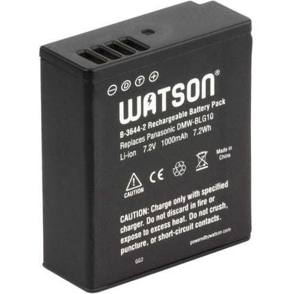 Watson DMW-BLG10 Batería de Ion Litio 7.2V 1000mAh Repuesto Panasonic Leica