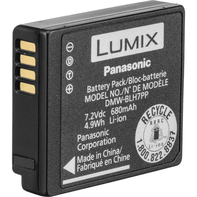 Batería Recargable Panasonic DMW-BLH7 7.2V 680mAh para Cámaras Lumix