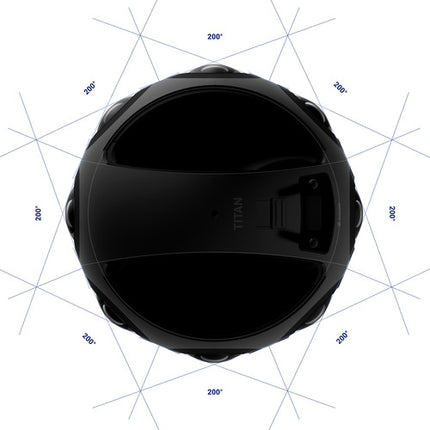 Insta360 Titan 11K Cámara Cinemática 360 VR 8 Sensores 11K Resolución
