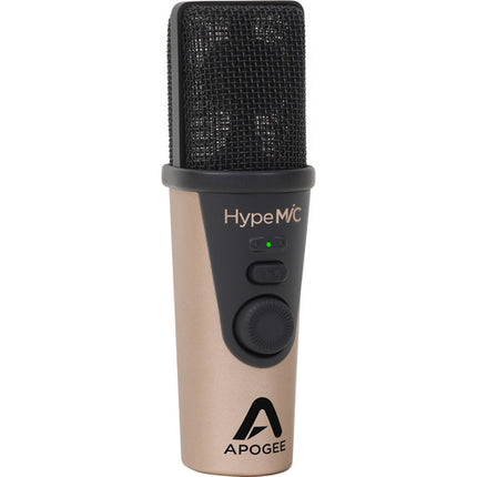 Apogee Electronics HypeMiC Micrófono Condensador Cardioide USB 96kHz 24-bit con Compresor Analógico