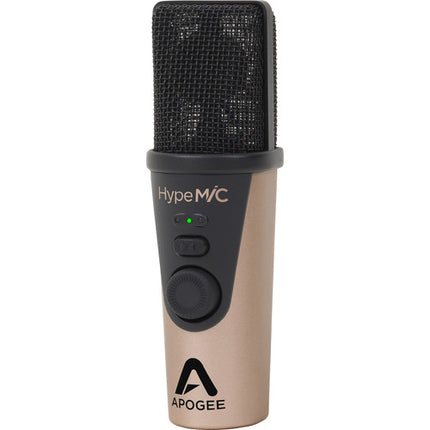 Apogee Electronics HypeMiC Micrófono Condensador Cardioide USB 96kHz 24-bit con Compresor Analógico