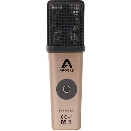 Apogee Electronics HypeMiC Micrófono Condensador Cardioide USB 96kHz 24-bit con Compresor Analógico