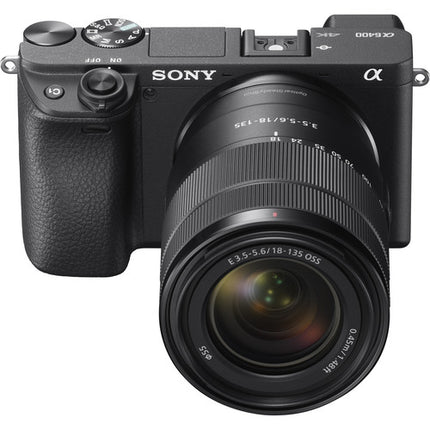 Sony a6400 Cámara sin Espejo 24.2MP 18-135mm Incluye Bolsa Batería Memoria 64GB