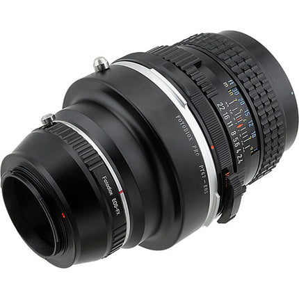 FotodioX Pro Adaptador de Montura para Lente Pentax 67 a Cámara Fujifilm X Metal Chrome