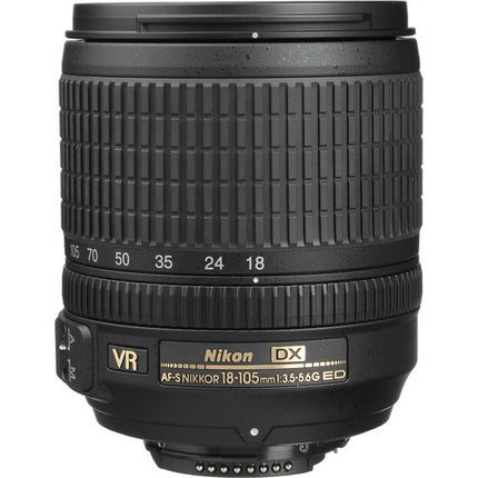 Nikon AF-S DX NIKKOR 18-105mm f3.5-5.6G ED VR Lente Estabilizador VR II