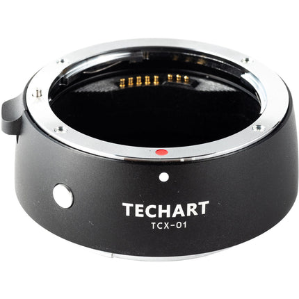 Techart PRO Adaptador Autofocus Lentes Canon EF a Hasselblad X con Control de Apertura y Exif
