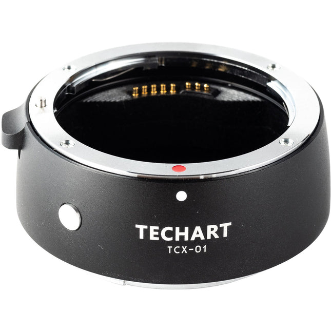 Techart PRO Adaptador Autofocus Lentes Canon EF a Hasselblad X con Control de Apertura y Exif