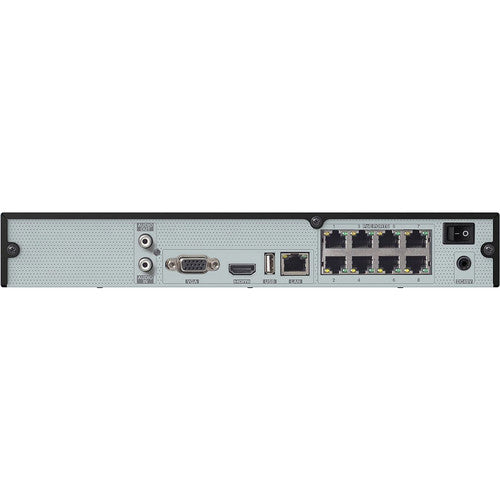 Speco Technologies NRL Series NVR 8 Canales 8MP 2TB HDD PoE 8 Puertos Audio Two-Way