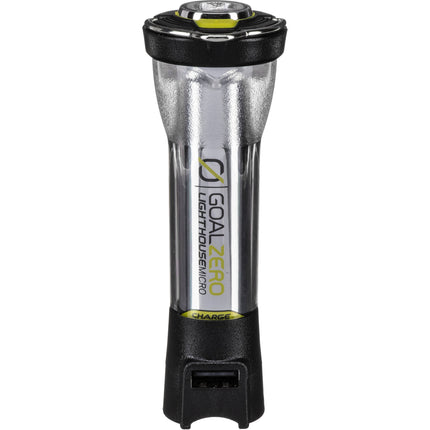 GOAL ZERO Lighthouse Micro Charge Linterna LED Recargable 150 Lúmenes 170 Horas uso Solar USB
