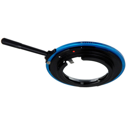 FotodioX Pro Adaptador de Montura para Lentes Nikon G F a Canon EF con Chip Focus v10 y Control de Apertura