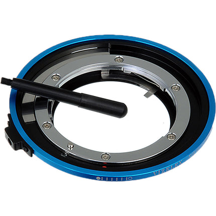 FotodioX Pro Adaptador de Montura para Lentes Nikon G F a Canon EF con Chip Focus v10 y Control de Apertura