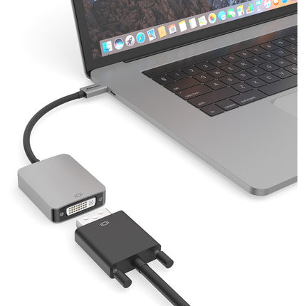EZQuest Adaptador USB Tipo-C a DVI Soporta Resolución 1920x1200 Thunderbolt 3 Compatible