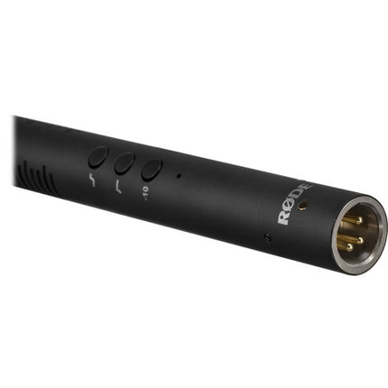 RODE NTG4 Micrófono Shotgun con Filtro Corte Bajo 75 Hz y -10 dB Pad