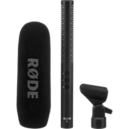 RODE NTG4 Micrófono Shotgun con Filtro Corte Bajo 75 Hz y -10 dB Pad