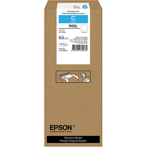Epson RO2L Tinta Cian Capacidad Estándar para Impresora EcoTank ET-8700