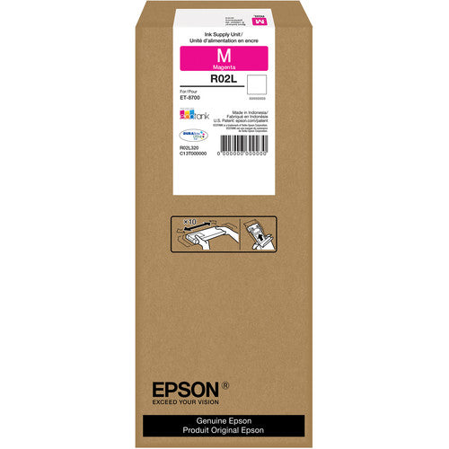 Epson RO2L Cartucho de Tinta Magenta Capacidad Estándar para Impresora EcoTank ET-8700