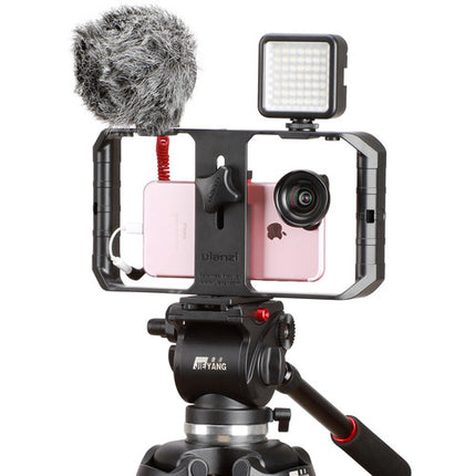 DigitalFoto Solution Limited Soporte para Vídeo Smartphone con 3 Montajes Fríos y Compatibilidad 2.1 a 3.3 Pulgadas