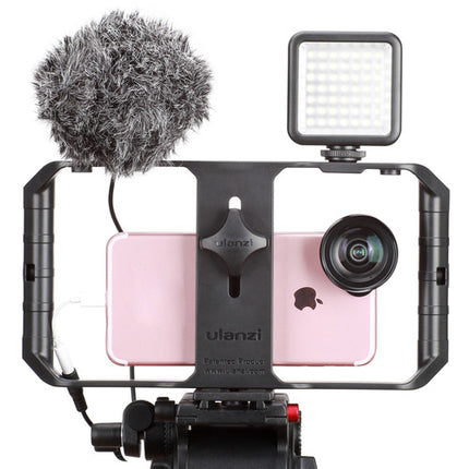 DigitalFoto Solution Limited Soporte para Vídeo Smartphone con 3 Montajes Fríos y Compatibilidad 2.1 a 3.3 Pulgadas