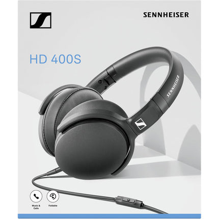 Sennheiser HD 400S Auriculares Circumaurales Plegables Cable con Micrófono