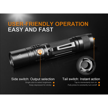 Fenix UC35 v.2 Linterna LED Recargable 1000 Lumens 3500mAh Kit Completo