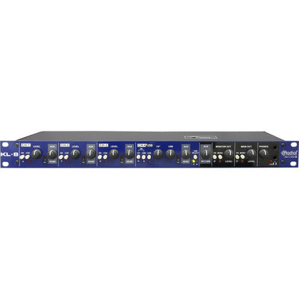 Radial Engineering KL-8 Rackmount Estación de Mezcla para Teclado 4 Entradas Estéreo