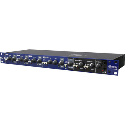 Radial Engineering KL-8 Rackmount Estación de Mezcla para Teclado 4 Entradas Estéreo