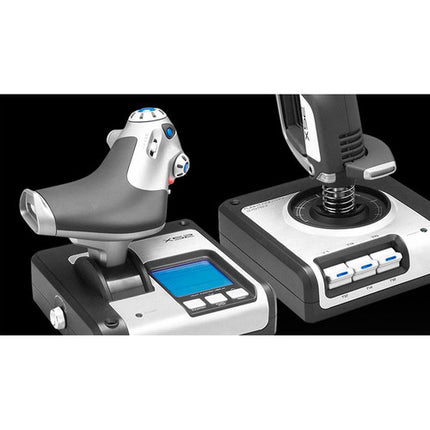 Logitech G X52 H.O.T.A.S Controlador de Simulación con 3D Twist y LCD