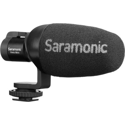 Saramonic Vmic Mini Micrófono Shotgun Ultracompacto para Cámaras con Paraviento y Cable 3.5mm