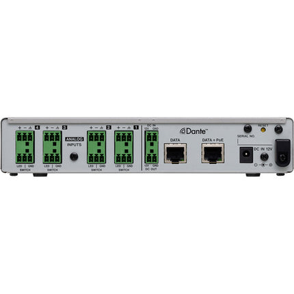 TASCAM MM-4D/IN-E Convertidor Dante 4 Canales Mic/Linea con DSP Mixer y PoE