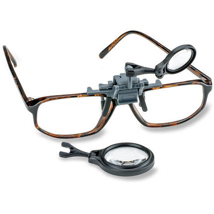 Carson OL-57 Lupa Oculens 5x con lente intercambiable 8x y estuche suave