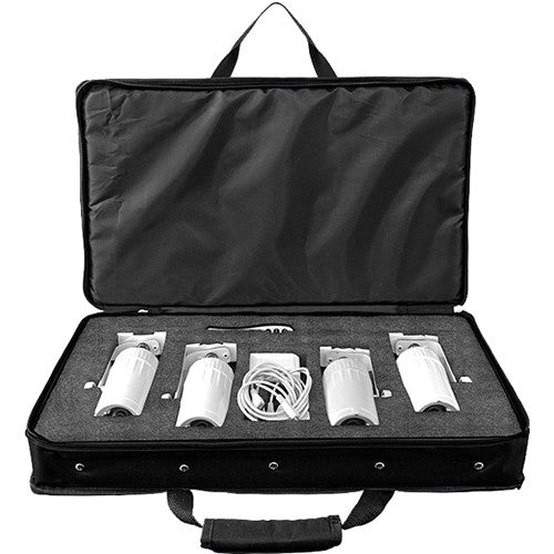 CHAUVET DJ EZpin Pack 4 Focos LED Pin Spots Batería 10 Horas Control IR