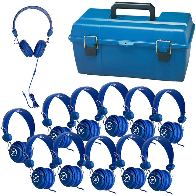 HamiltonBuhl Favoritz Auriculares Estudiantiles con Micrófono 40mm Set 12 Azul