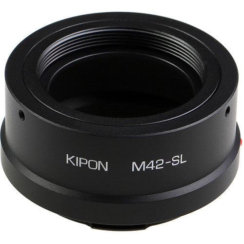 KIPON Basic Adaptador para objetivo M42 a cámara Leica L Montura aluminio y latón