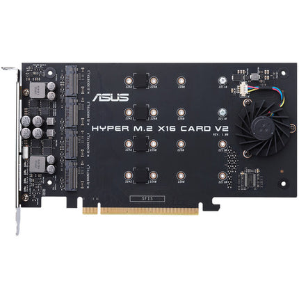 ASUS Hyper M.2 x16 Card V2 Adaptador PCIe 3.0 x16 para Cuatro SSD M.2 22110