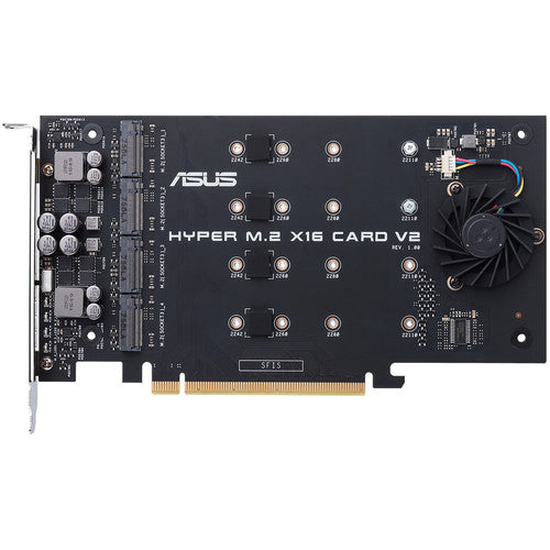 ASUS Hyper M.2 x16 Card V2 Adaptador PCIe 3.0 x16 para Cuatro SSD M.2 22110