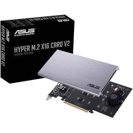 ASUS Hyper M.2 x16 Card V2 Adaptador PCIe 3.0 x16 para Cuatro SSD M.2 22110