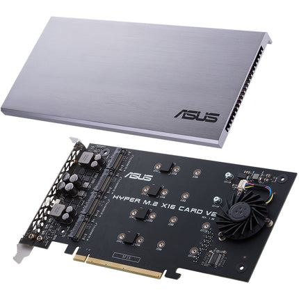 ASUS Hyper M.2 x16 Card V2 Adaptador PCIe 3.0 x16 para Cuatro SSD M.2 22110