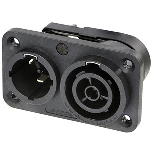 Neutrik NAC3PX-TOP powerCON TRUE1 combinación de entrada salida con terminales planas 1/4"