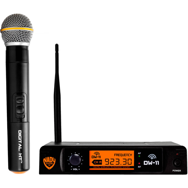 Nady DW-11 HT Micrófono Inalámbrico Digital UHF 900 MHz Alcance 300 ft